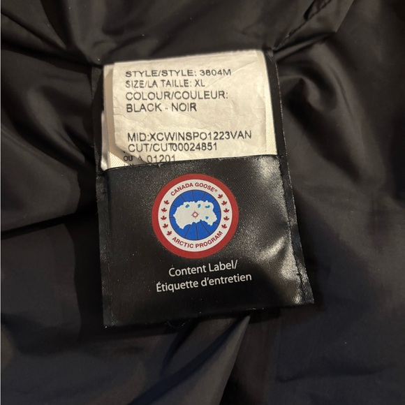 Canada Goose Black Puffer Jacket - Picture 7 of 11
